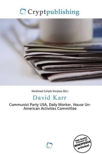 Cover of David Karr