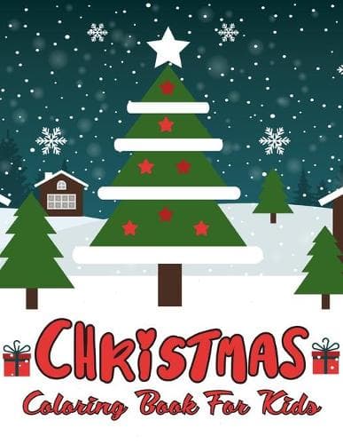 Cover of Christmas Coloring Book For Kids