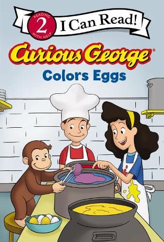 Cover of Curious George Colors Eggs