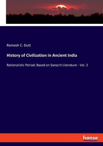 Cover of History of Civilization in Ancient India