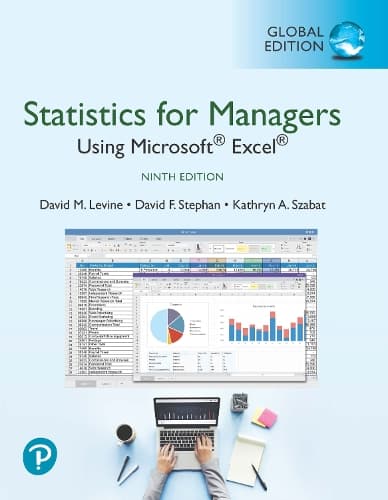 Cover of Statistics for Managers Using Microsoft Excel, Global Edition + MyLab Statistics with Pearson eText (Package)