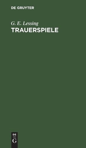 Cover of Trauerspiele