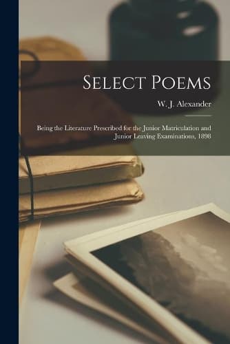 Cover of Select Poems [microform]