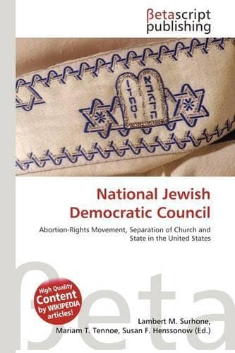 Cover of National Jewish Democratic Council