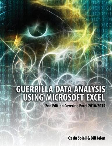 Cover of Guerrilla Data Analysis Using Microsoft Excel