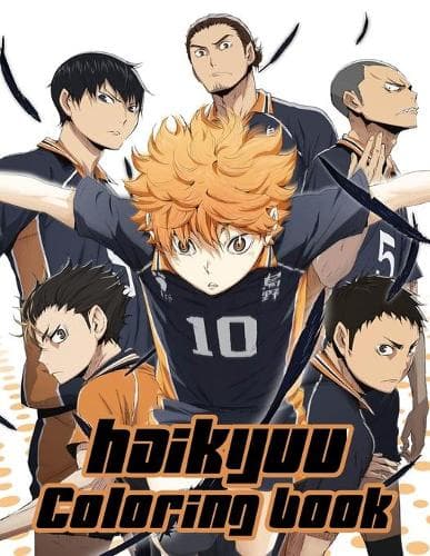 Cover of Haikyuu Coloring book