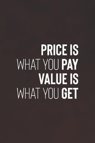 Cover of Price Is What You Pay Value Is What You Get