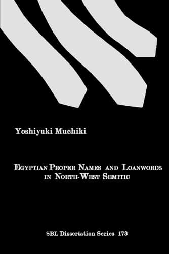 Cover of Egyptian Proper Names and Loanwords in North-West Semitic