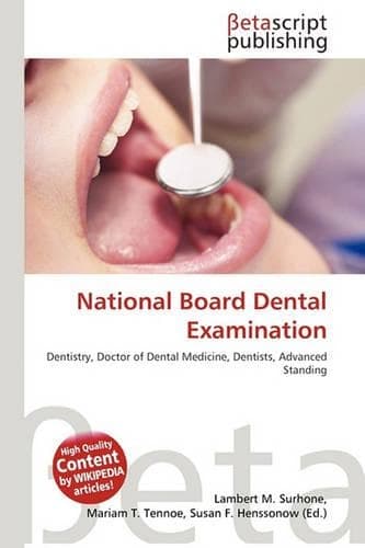 Cover of National Board Dental Examination
