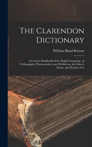 Cover of The Clarendon Dictionary