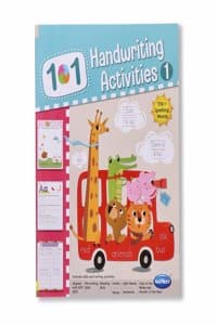 Cover of Navneet 101 Handwriting Activities Book-Handwriting practice journal for kids from 3 to 5 years practice alphabet and words