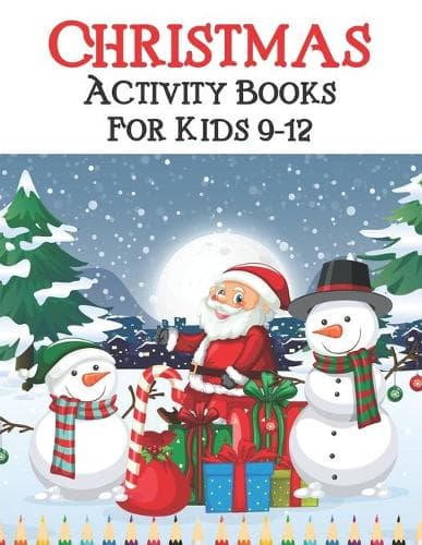 Cover of Christmas Activity Books For Kids 9-12