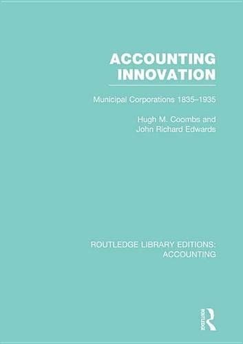 Cover of Accounting Innovation (RLE Accounting)