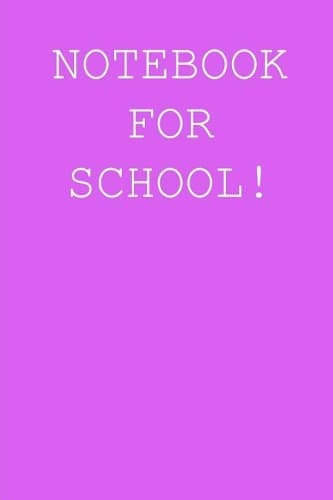 Cover of Notebook for school!