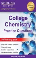 Cover of Sterling Test Prep College Chemistry Practice Questions