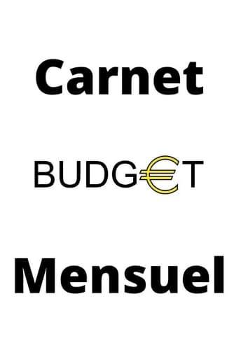 Cover of Carnet de notes Carnet Budget Mensuel