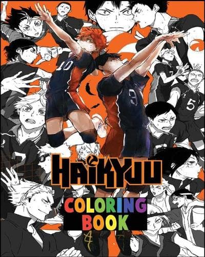Cover of Haikyuu Coloring Book