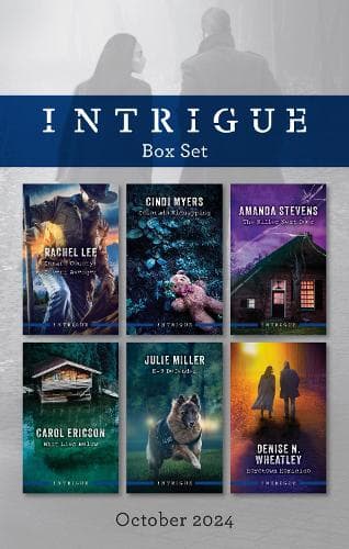 Cover of Intrigue Box Set Oct 2024/Conard County - Covert Avenger/Colorado Kidnapping/The Killer Next Door/What Lies Below/K-9 Defender/Hometown Homicide