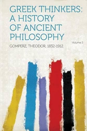 Cover of  Greek Thinkers: a History of Ancient Philosophy