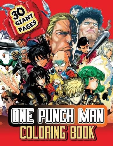 Cover of One Punch Man Coloring Book
