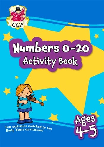 Cover of Numbers 0-20 Activity Book for Ages 4-5 (Reception)