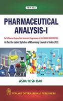 Cover of Pharmaceutical Analysis-I (As Per Latest Syllabus of Pharmacy Council of India (PCI)