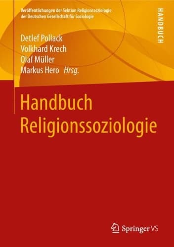 Cover of Handbuch Religionssoziologie