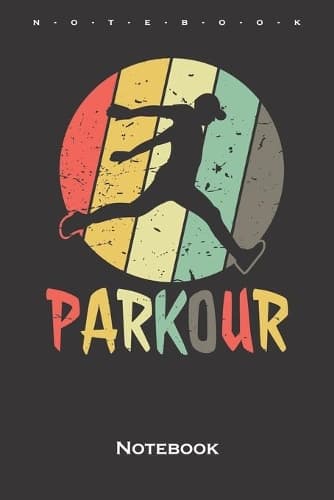 Cover of parkour retro Notebook