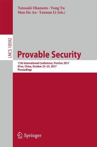Cover of Provable Security