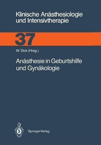 Cover of Anästhesie in Geburtshilfe und Gynäkologie
