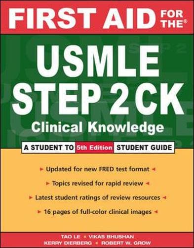 Cover of First Aid for the USMLE Step 2 CK: (First Aid Series)