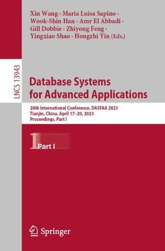 Cover of Database Systems for Advanced Applications
