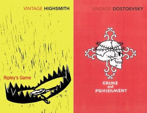 Cover of Vintage Crime: "Crime and Punishment," "Ripley's Game"
