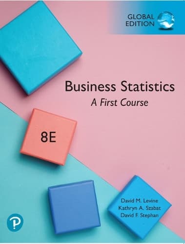Cover of Business Statistics: A First Course, Global Edition