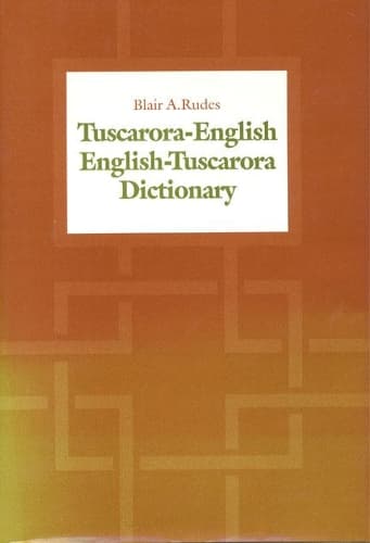 Cover of Tuscarora-English/English-Tuscarora Dictionary