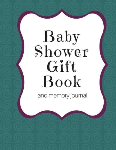 Cover of Baby Shower Gift Book and Memory Journal