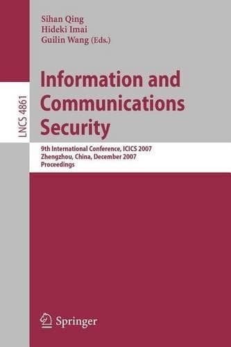 Cover of Information and Communications Security