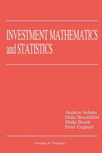 Cover of Investment Mathematics and Statistics