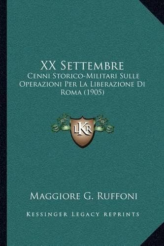 Cover of XX Settembre