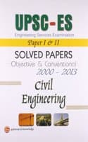 Cover of Upsc-Es Civil Engineering Objective & Conventional Solved Papers I & Ii