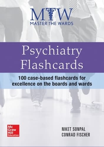 Cover of Master the Wards: Psychiatry Flashcards
