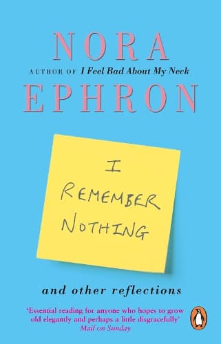 Cover of I Remember Nothing and other reflections