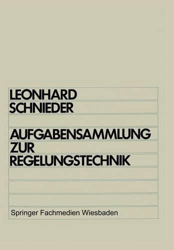Cover of Aufgabensammlung zur Regelungstechnik