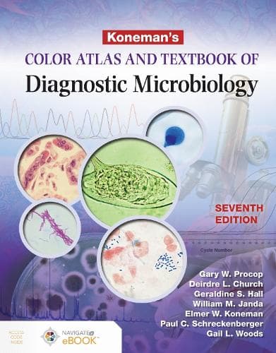Cover of Koneman's Color Atlas and Textbook of Diagnostic Microbiology