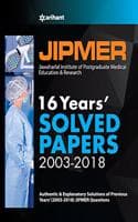 Cover of 16 Years' Jipmer Solved Papers