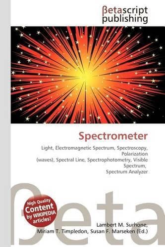 Cover of Spectrometer Light, Electromagnetic Spectrum, Spectroscopy, Polarization (Waves), Spectral Line, Spectrophotometry, Visible Spectrum, Spectrum Analyzer