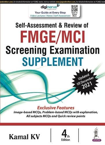 Cover of Self-Assessment & Review of FMGE/MCI Screening Examination Supplement