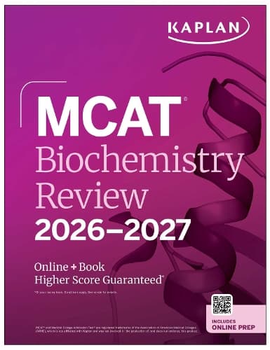 Cover of MCAT Biochemistry Review 2026-2027