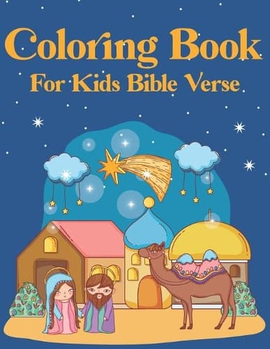 Cover of Coloring Book for kids Bible Verse