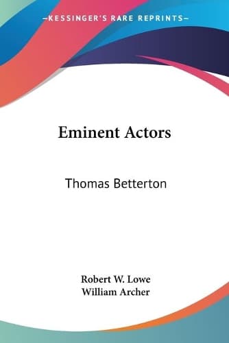 Cover of Eminent Actors
